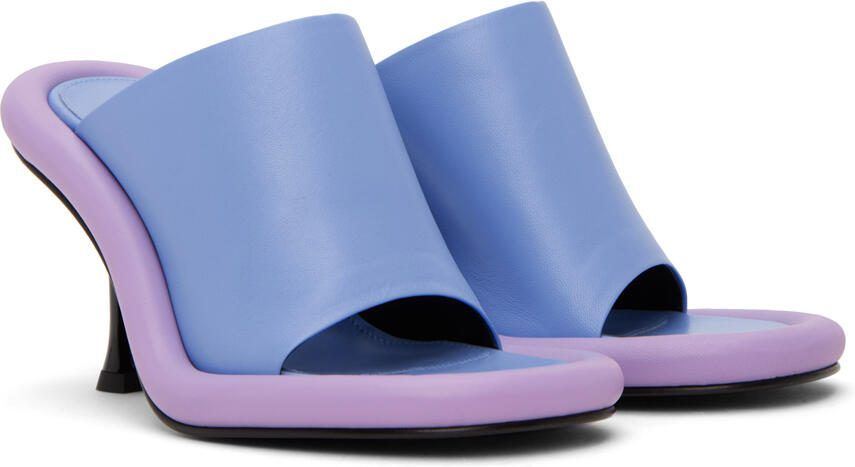 JW Anderson Blue Bumper-Tube Mules - Picture 2