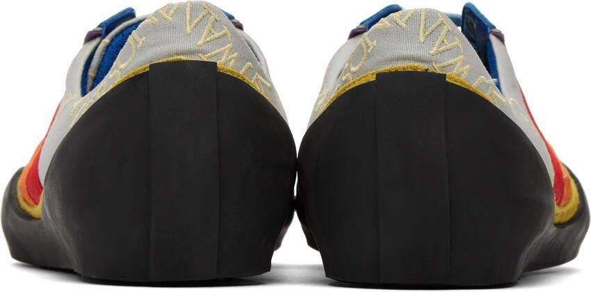 JW Anderson Gray  Multicolor Bubble Sneakers