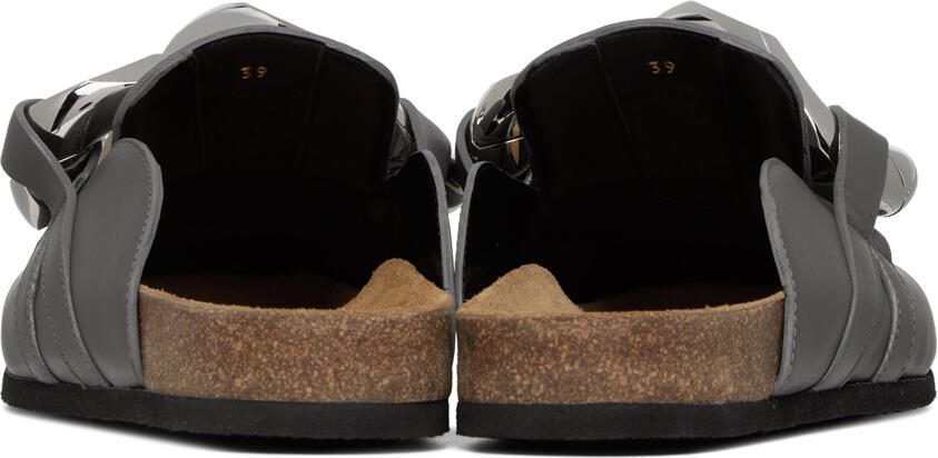 JW Anderson Gray Chain Loafers