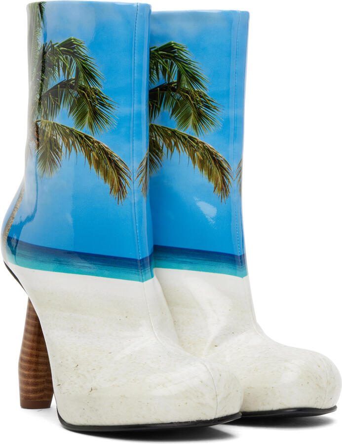 JW Anderson Multicolor Palm Ankle Boots - Picture 3