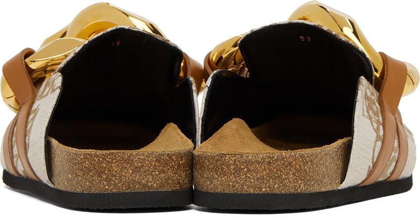JW Anderson Off-White Chain Loafers