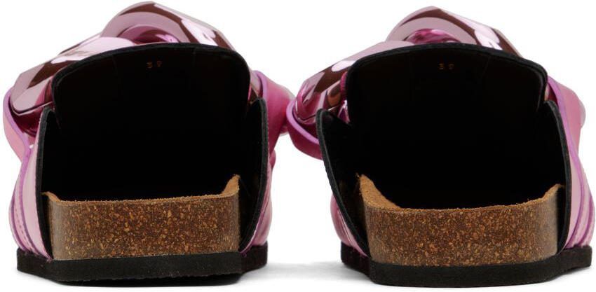 JW Anderson Pink Chain Mules