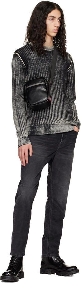 Kenzo Black Smile Lace-Up Boots - Picture 6