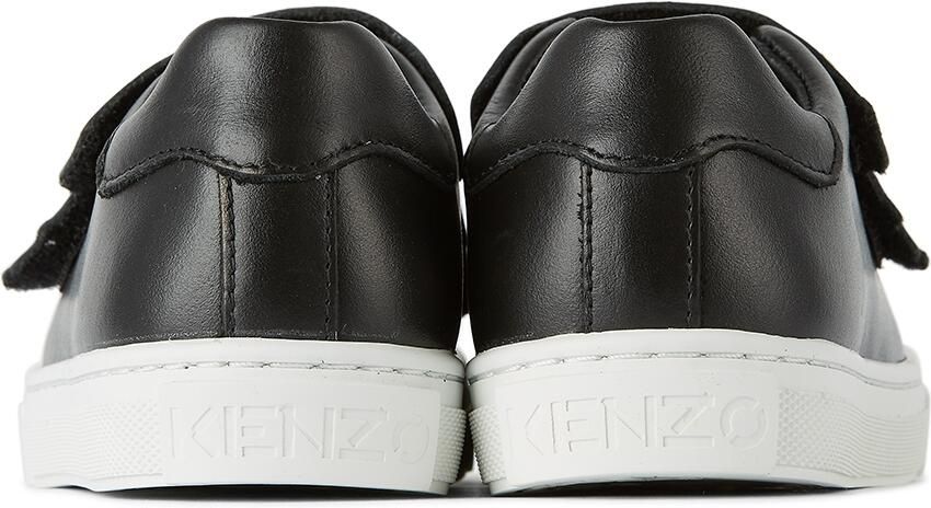 Kenzo Kids Black  Green Tiger Sneakers