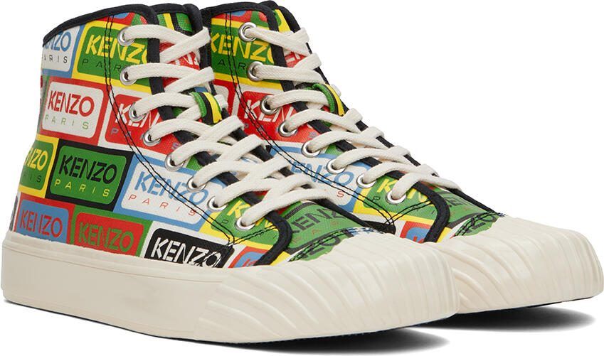 Kenzo Multicolor Logo Sneakers - Picture 2