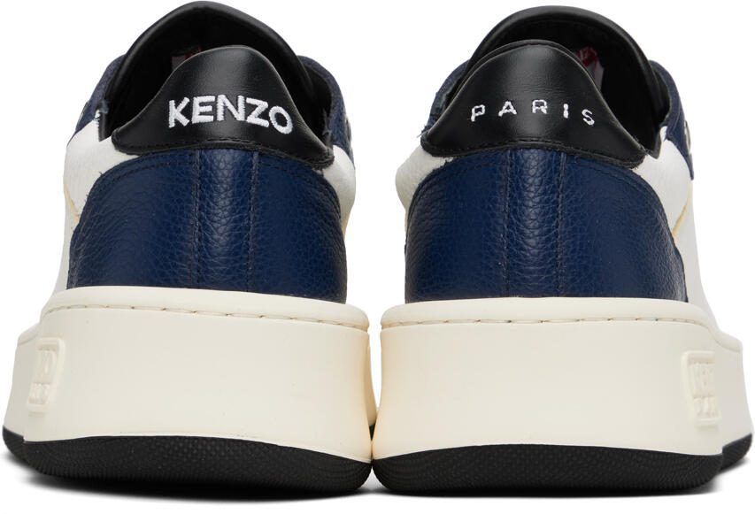 Kenzo Navy  White Hoops Trainer Sneakers