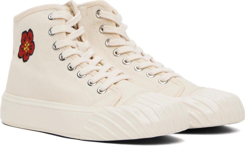 Kenzo Off-White Paris school High Top Sneakers - Picture 2