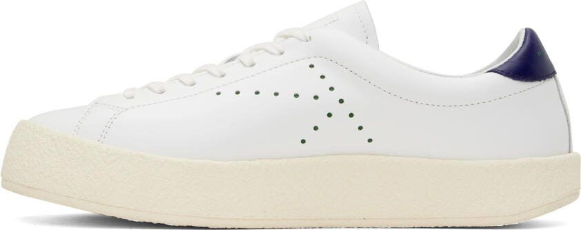 Kenzo White  Navy Swing Sneakers - Picture 3