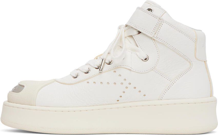 Kenzo White Paris Hoops Sneakers - Picture 3