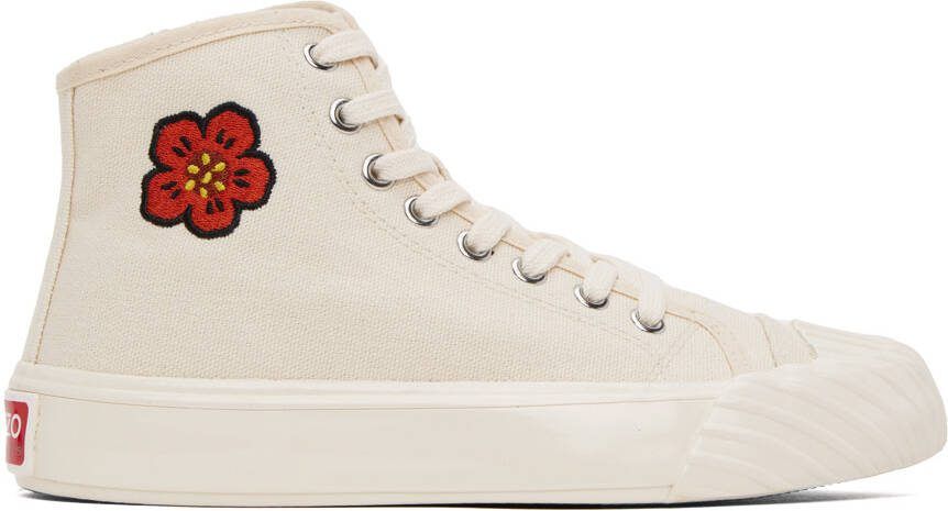 Kenzo Off-White Paris school High Top Sneakers - Picture 3
