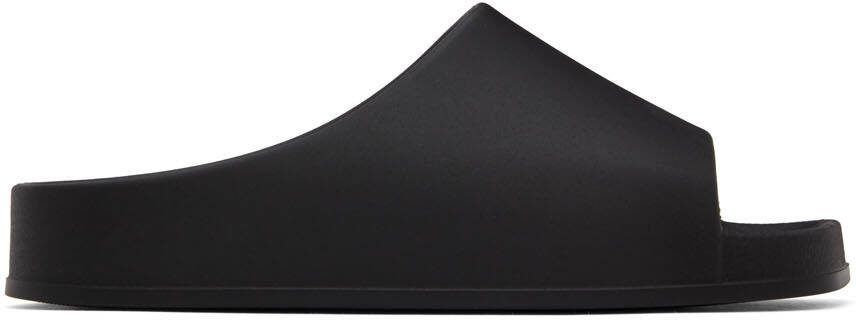 KHAITE Black 'The Brighton' Slides - Picture 5