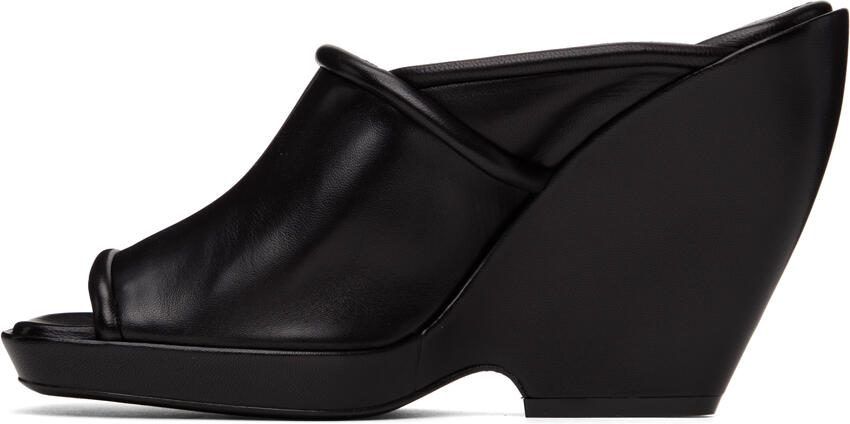 KHAITE Black Stagg Heeled Sandals - Picture 3
