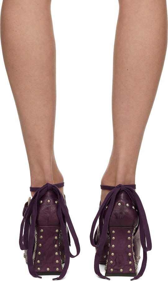 KNWLS Purple Precious Mules - Picture 2