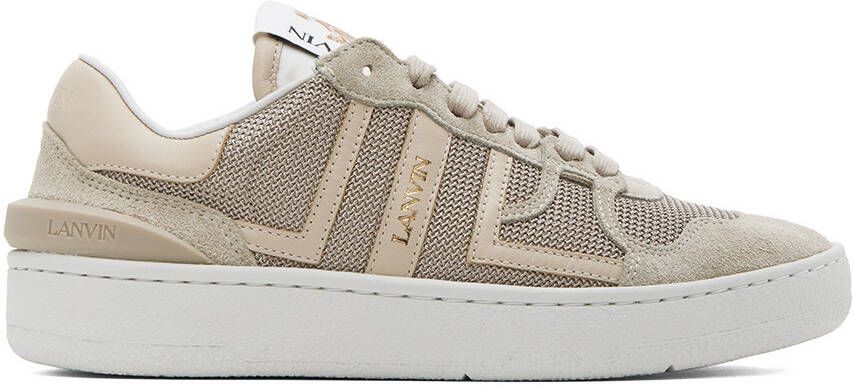 Lanvin Beige Clay Sneakers - Picture 4
