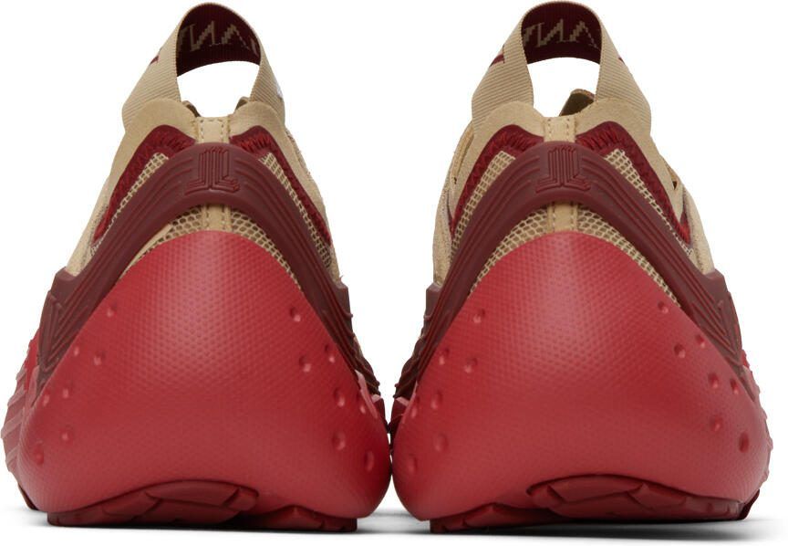 Lanvin Beige  Red Flash-X Sneakers - Picture 5