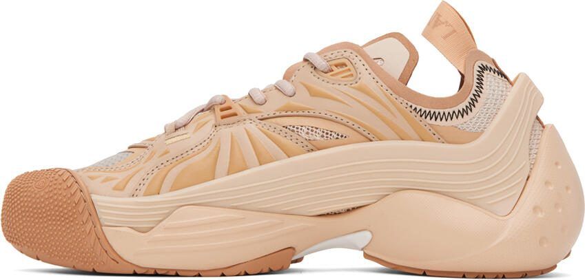 Lanvin Beige Flash-X Sneakers - Picture 3
