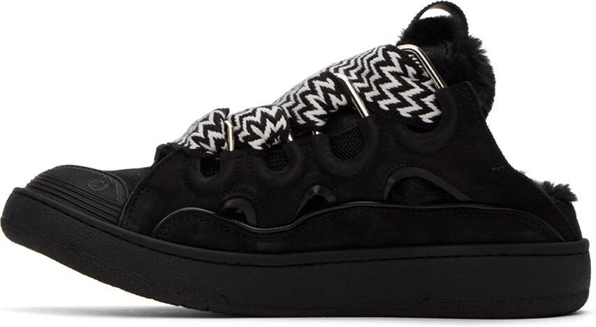 Lanvin Black Curb Slip-On Sneakers - Picture 3