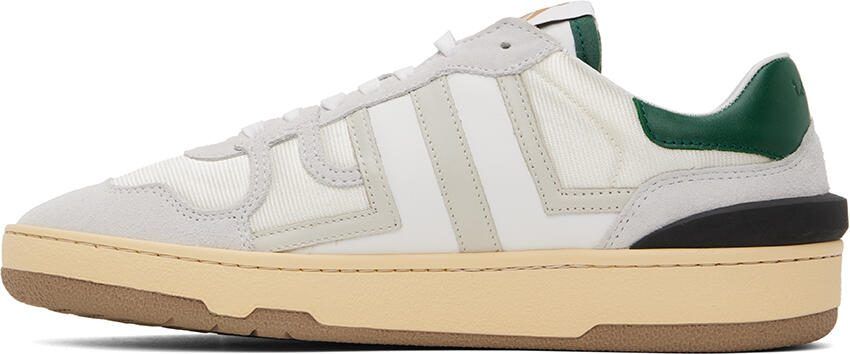 Lanvin Gray  Green Clay Sneakers - Picture 3