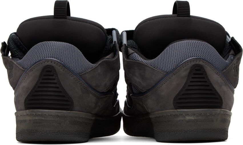 Lanvin Gray Curb Sneakers