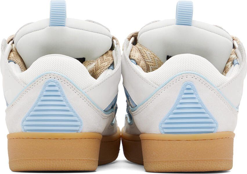 Lanvin SSENSE Exclusive Blue  Gray Curb Sneakers