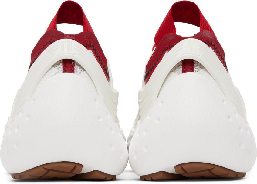 Lanvin SSENSE Exclusive Red  White Flash-X Sneakers