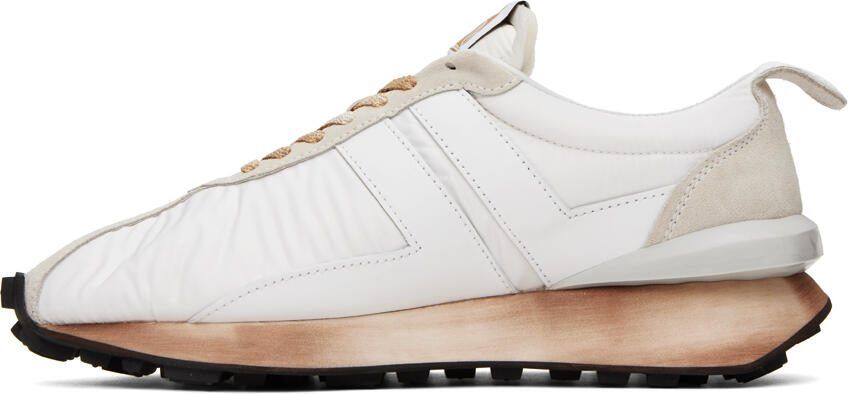 Lanvin White  Beige Bumpr Sneakers - Picture 3