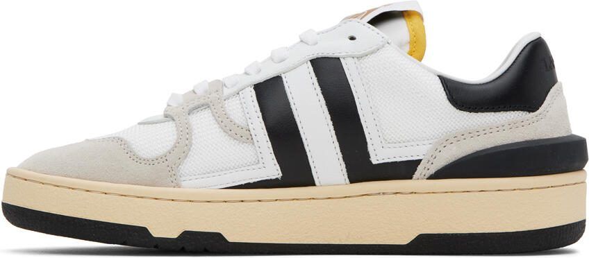 Lanvin White  Black Clay Sneakers - Picture 4