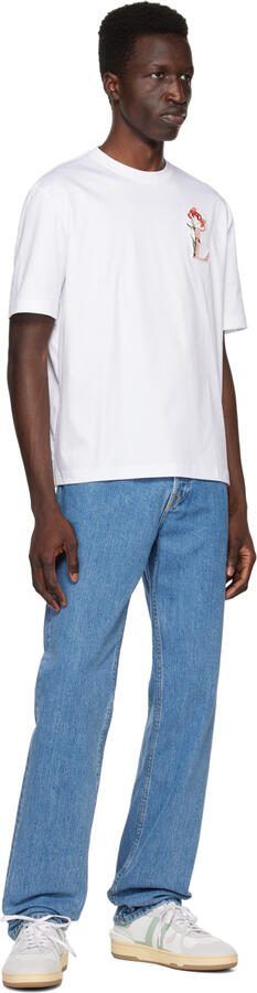 Lanvin White  Green Clay Sneakers - Picture 4