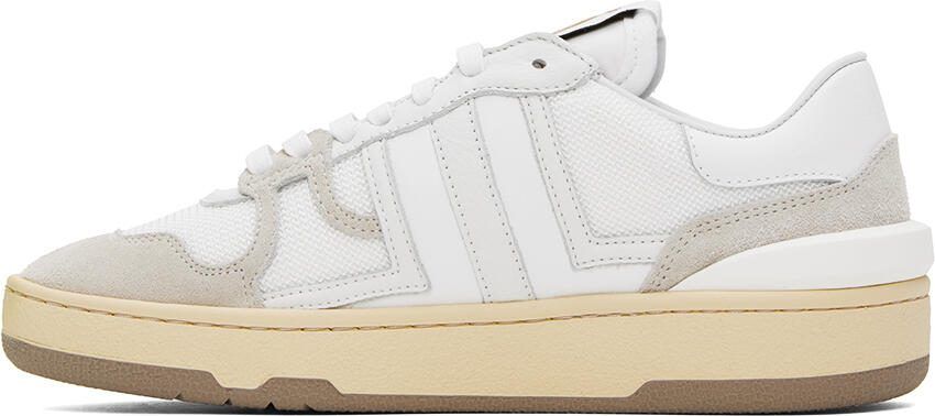 Lanvin Gray  White Clay Sneakers - Picture 3