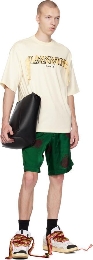 Lanvin Black Curb Sneakers - Picture 11