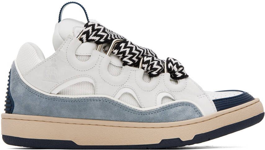 Lanvin SSENSE Exclusive Gray Curb Sneakers - Picture 4