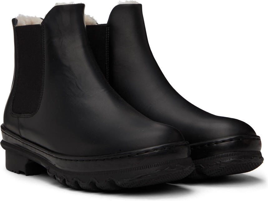 Legres Black Shearling Garden Boots - Picture 2