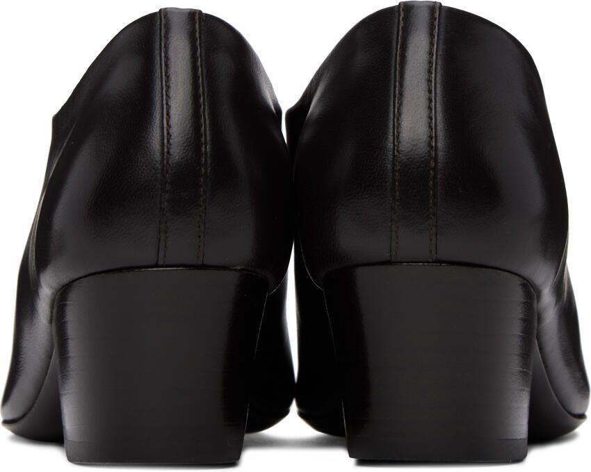 LEMAIRE Brown Heeled Derbies