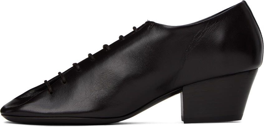 LEMAIRE Brown Heeled Derbies - Picture 3