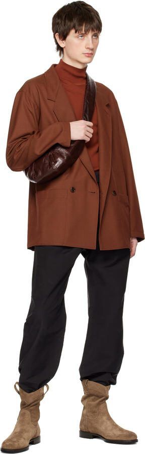 LEMAIRE Brown Western Boots - Picture 5