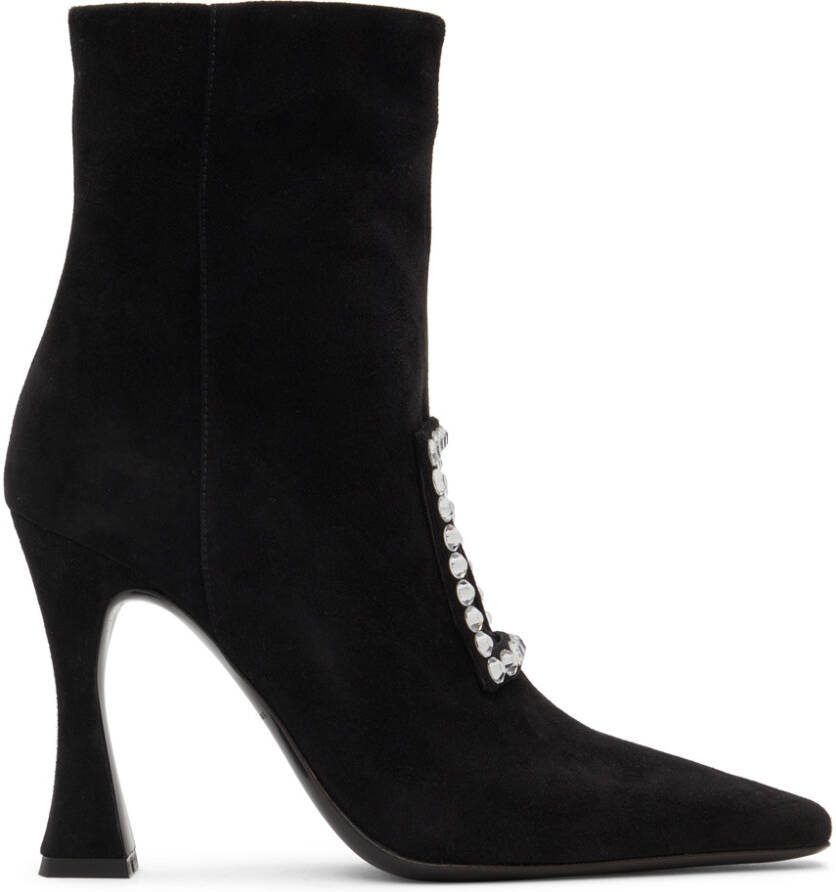 Les Petits Joueurs Black Hoya Boots - Picture 5