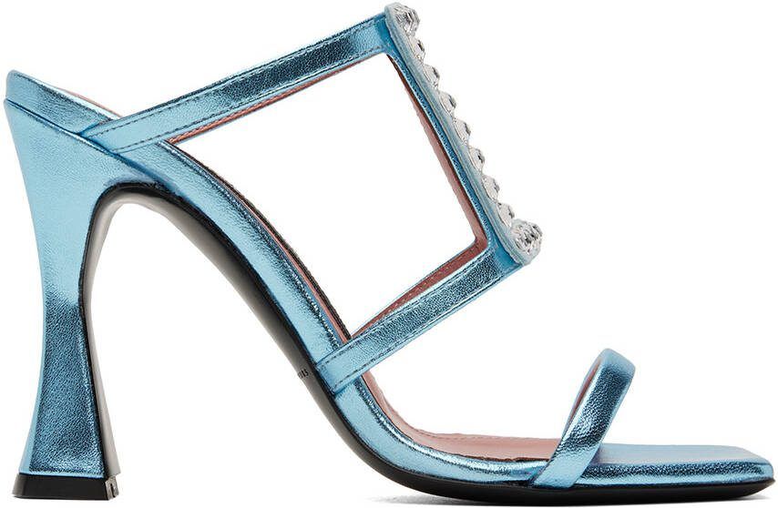 Les Petits Joueurs Blue Hoya Heeled Sandals - Picture 5