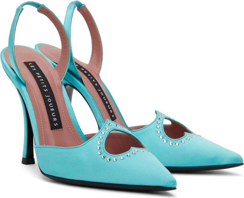 Les Petits Joueurs Blue Jerry Heels - Picture 2