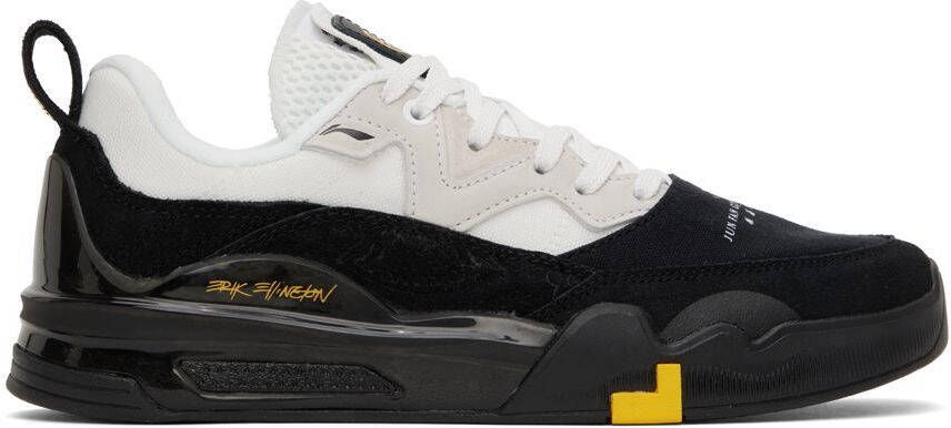 Li-Ning Black Erik Ellington  Bruce Lee Edition Skateboarding Pro Sneakers - Picture 4