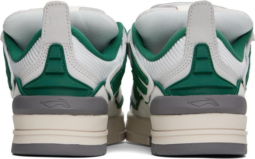 Li-Ning Off-White  Green Wave Pro Sneakers