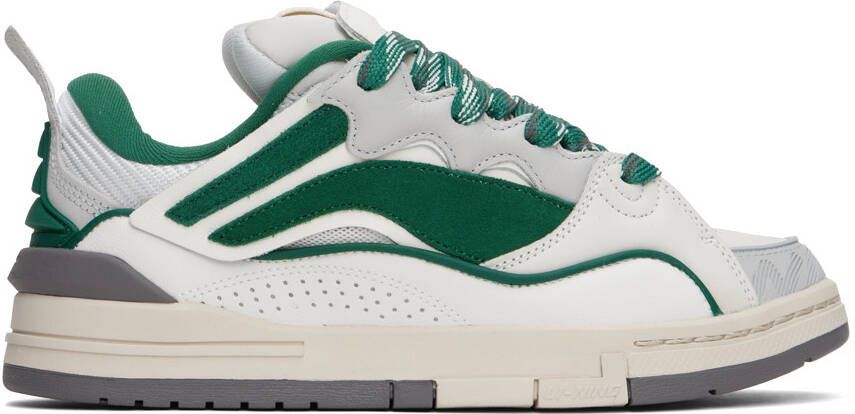 Li-Ning Off-White  Green Wave Pro Sneakers - Picture 5