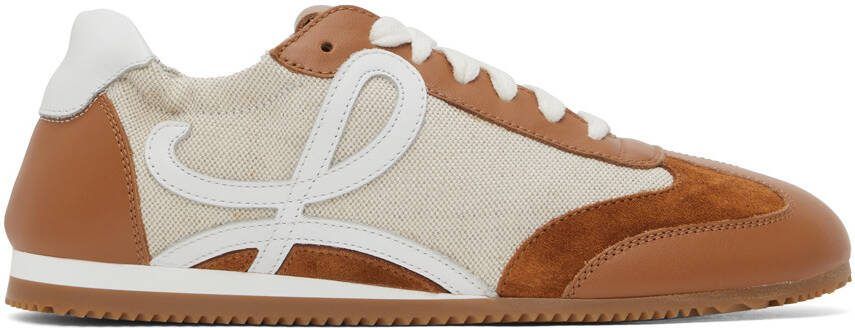 Loewe Beige  Tan Ballet Runner Sneakers - Picture 5