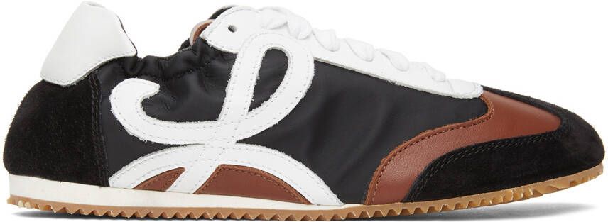Loewe Black  Brown Ballet Runner Sneakers - Picture 5