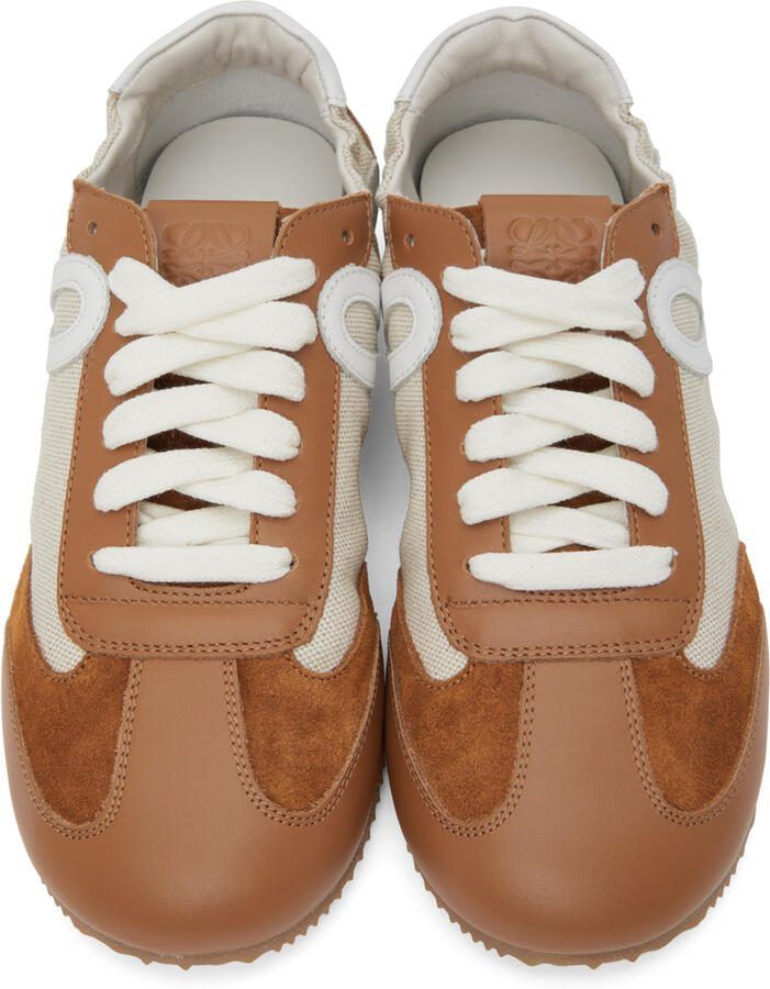 Loewe Beige  Tan Ballet Runner Sneakers