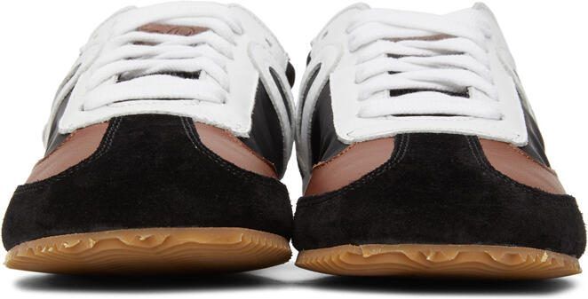 Loewe Black  Brown Ballet Runner Sneakers - Picture 3