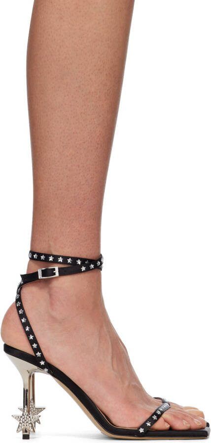 MACH  MACH Black Amelie Star Heeled Sandals - Picture 5