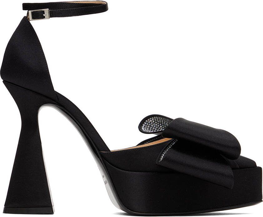 MACH  MACH Black 'Le Cadeau' 140 Platform Heels - Picture 5