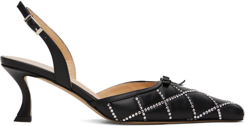 MACH  MACH Black Marien Heels - Picture 5