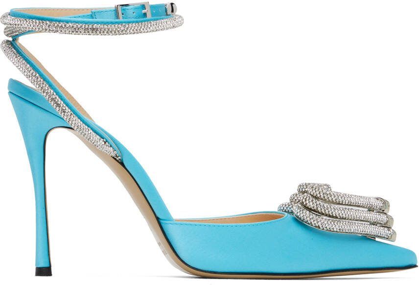 MACH  MACH Blue Triple Hearts Heels