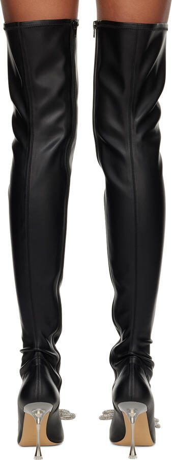 MACH  MACH Black Double Bow 100 Boots - Picture 5